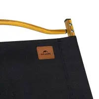 Стул MW02 складной, черный, светлое дерево