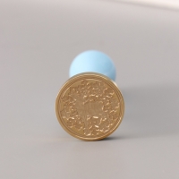 Сургучный набор "Зимний олень" печать, ручка, сургуч 12,5х10х3,6 см