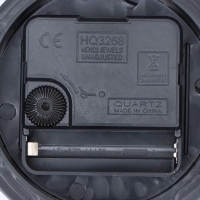 Часы настенные, серия: Интерьер, дискретный ход, d-25 см, АА , черные Часы настенные, серия: Интерьер, дискретный ход, d-25 см, АА , черные