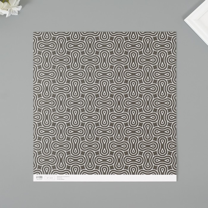 Бумага для скрапбукинга "Автотрек" плотность 180 гр набор 5 шт 30,5х32 см