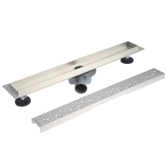 Трап линейный AFLORN AF20307-60, 600х70 мм, c флaнцeм своб. вращения 360°, нерж. сталь Трап линейный AFLORN AF20307-60, 600х70 мм, c флaнцeм своб. вращения 360°, нерж. сталь