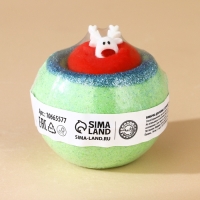 Новый Год. Бомбочка для ванны с игрушкой, 140 г, микс