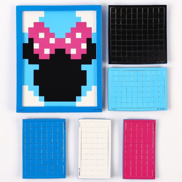 Набор мозаек 3 в 1 &laquo;Единорог и Минни Маус&raquo;, Авквамозайка, Термомозайка и мозаика из EVA, 4+