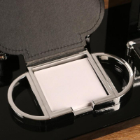 Набор настольный 7в1 с визитницей и часами, черное дерево 511394 Набор настольный 7в1 с визитницей и часами, черное дерево 511394