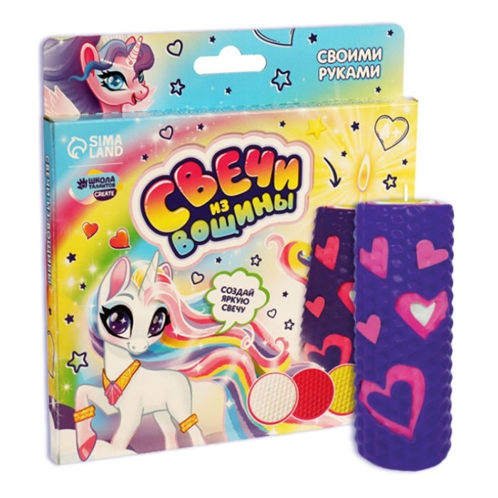 Свеча своими руками. Свечи из вощины &laquo;Любовь&raquo;, набор для творчества