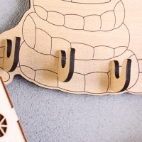 Новый год. Ключница с символом года "Змейка в колпачке", 14,5 х 14,5 х 3 см Новый год. Ключница с символом года "Змейка в колпачке", 14,5 х 14,5 х 3 см