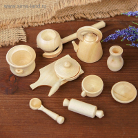 Набор посуды для кукол, 11 предметов Набор посуды для кукол, 11 предметов