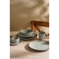 Салатник фарфоровый SL Home &laquo;Эхо Крита&raquo;, 720 мл, d=16 см, цвет голубой