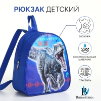Рюкзак детский на молнии "Выбражулька", цвет синий Рюкзак детский на молнии "Выбражулька", цвет синий