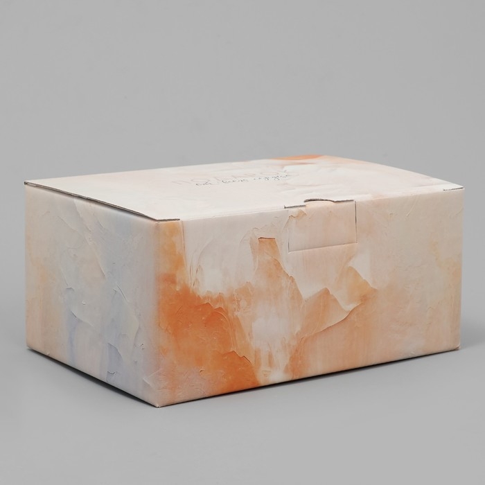 Коробка подарочная складная, упаковка, &laquo;Подарок от всего сердца&raquo;, 22 х 15 х 10 см