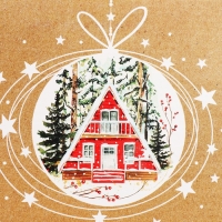 Коробка подарочная новогодняя складная &laquo;Уютный Новый Год&raquo;, 12 х 12 х 6.5 см, Новый год