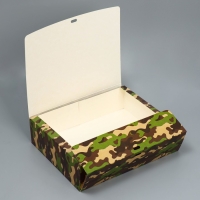 Коробка подарочная, упаковка, &laquo;23 февраля&raquo;, 31 х 24.5 х 8 см