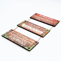 Ключница настенная новогодняя «Правила дома», на Новый год Ключница настенная новогодняя «Правила дома», на Новый год