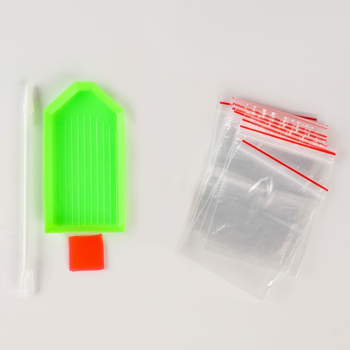 Алмазная мозаика на новый год с частичным заполнением на холсте &laquo;Новогоднее настроение&raquo;, 20 х 30 см, новогодний набор для творчества