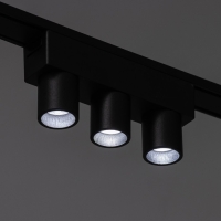 Светильник трековый ULTRA "Три бочонка" LED 6Вт 3000K-5700К CRI90 черный 12,2х2,6х5,5см Светильник трековый ULTRA "Три бочонка" LED 6Вт 3000K-5700К CRI90 черный 12,2х2,6х5,5см