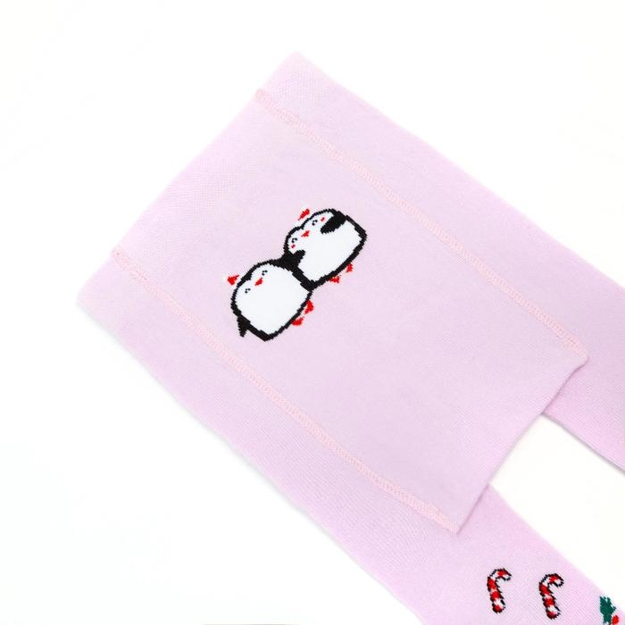 Новый год.Колготки Крошка Я Новый год.Колготки Крошка Я "Карамельки", розовый, рост 74-80 см