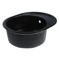 Мойка кухонная из камня AG3C1, 570х465 мм, овальная, цвет черный Мойка кухонная из камня AG3C1, 570х465 мм, овальная, цвет черный