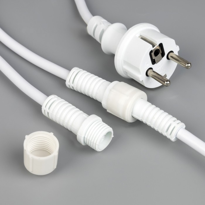 Гирлянда &laquo;Ретро белт-лайт&raquo; 10 м, IP54, УМС, белая нить, шаг 50 см, Е27 (без ламп), 220 В