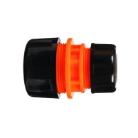 Муфта переходная, для шлангов 3/4" (19 мм) &ndash; 1" (25 мм), цанговое соединение, пластик, &laquo;Жук&raquo;