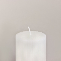 Свеча новогодняя столбик интерьерная &laquo;Новый год: Мечты сбудутся&raquo;, аромат грейпфрут, 7,5 х 5 см