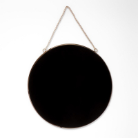 Зеркало настенное &laquo;Отражение&raquo;, d зеркальной поверхности 31 см, цвет матовое золото