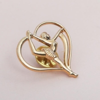 Значок спортивный для гимнастки &laquo;Гимнастика&raquo;, 2,9 х 3 см