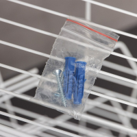 Полка для ванной угловая 4-х ярусная, 20,5&times;20,5&times;71 см, цвет белый