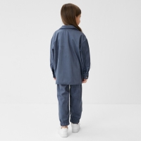 Костюм детский KAFTAN "Velvet", размер 38 (146-152), синий Костюм детский KAFTAN "Velvet", размер 38 (146-152), синий