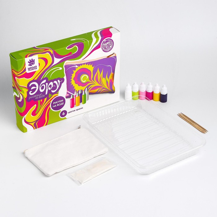 Рисование на воде: эбру &laquo;Косметичка&raquo;