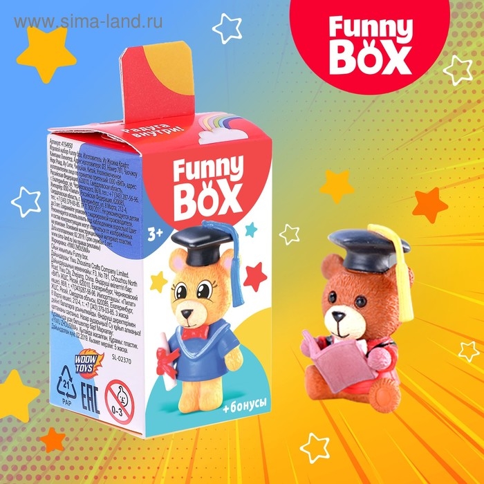 Набор для детей Funny Box «Мишки» Набор: радуга, инструкция, наклейки, МИКС Набор для детей Funny Box «Мишки» Набор: радуга, инструкция, наклейки, МИКС