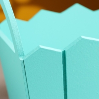 Кашпо деревянное 25×16×17 см "Мария", ручки боковые, МДФ, Тиффани Кашпо деревянное 25×16×17 см "Мария", ручки боковые, МДФ, Тиффани