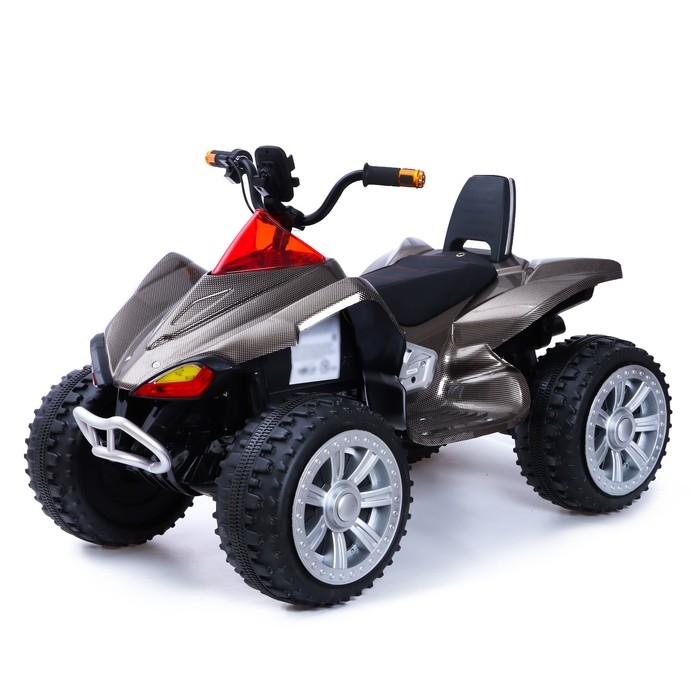 Электромобиль &laquo;Квадроцикл&raquo;, 2 мотора, цвет чёрный карбон
