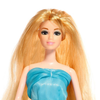 Музыкальная кукла &laquo;Мери&raquo; в голубом платье, поёт, танцует, рассказывает стихи и сказки, управляется с пульта