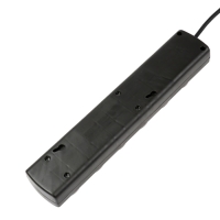 Сетевой фильтр Luazon Lighting, 5 розеток, 5 м, 2200 Вт, 3х0.75 мм2, 10 A, 220 В, c предохранителем, черный