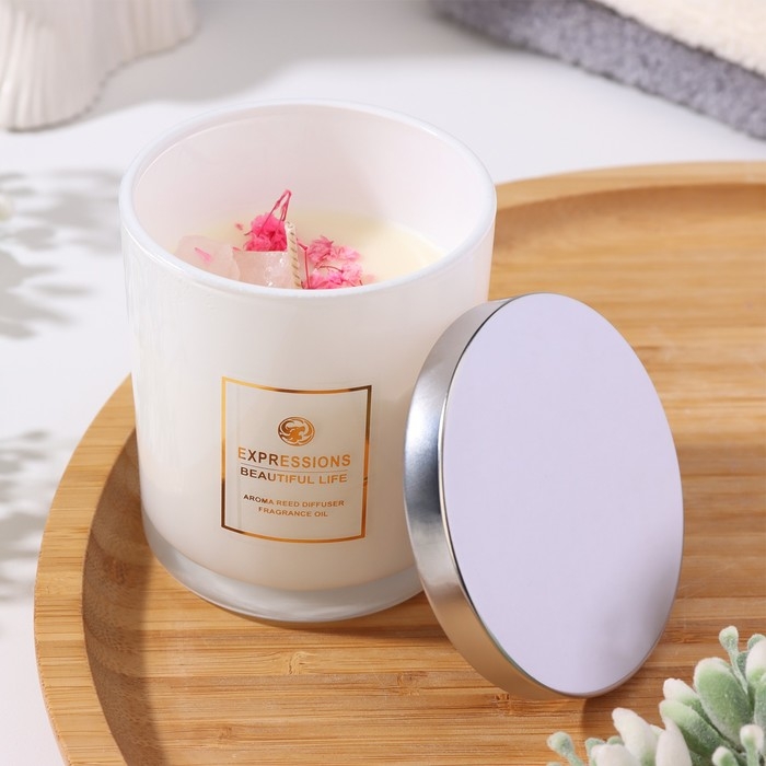 Свеча ароматическая "Scented Candle", английская груша и фрезия