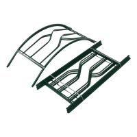 Арка садовая, разборная, 250 &times; 120 &times; 30 см, металл, зелёная