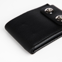 Портмоне мужское на магнитах, отдел для купюр, карт, монет, цвет чёрный Портмоне мужское на магнитах, отдел для купюр, карт, монет, цвет чёрный