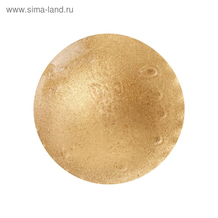 Краска органическая - жидкая поталь Luxart Lumet, 33 г, металлик (песочное золото) "Песчаный пляж", спиртовая основа, повышенное содержание пигмента, в стеклянной банке