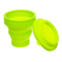 Стакан для рисования deVENTE. School, складной (силиконовый), салатовый Стакан для рисования deVENTE. School, складной (силиконовый), салатовый