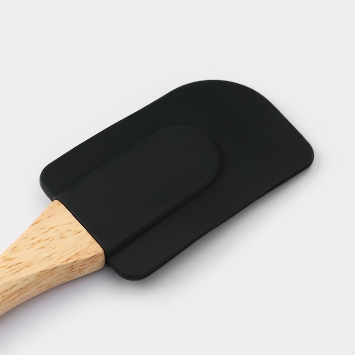 Лопатка Доляна &laquo;Макота&raquo;, 26&times;5 см черный/бежевый