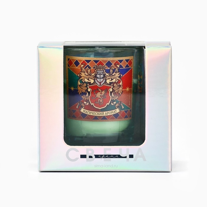 Новогодняя свеча в стакане &laquo;Новый год: Магический аромат&raquo;, сосна