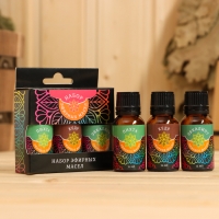 Набор эфирных масел "Кедр. Эвкалипт. Пихта" косметический, 3 шт по 15 мл Набор эфирных масел "Кедр. Эвкалипт. Пихта" косметический, 3 шт по 15 мл