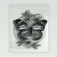 Термотрансфер &laquo;Бабочка&raquo;, 19 &times; 23,6 см, цена за 1 лист