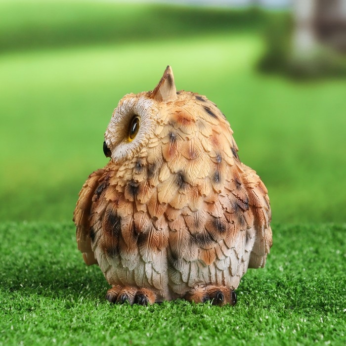 Садовая фигура "Филин" 13x11x14см