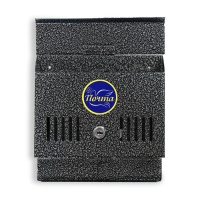 Ящик почтовый с замком, горизонтальный &laquo;Мини&raquo;, серебристый