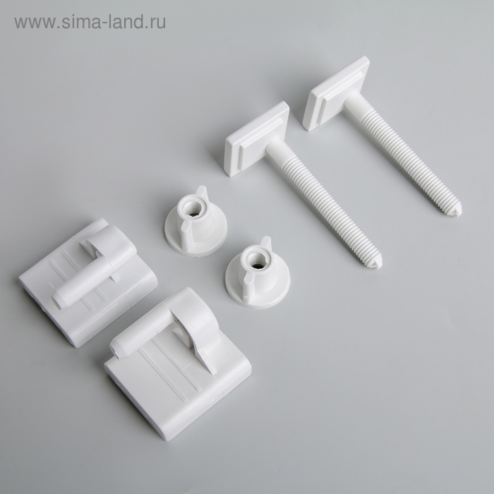 Сиденье для унитаза с крышкой Росспласт &laquo;Лотос&raquo;, 45 х 37 см, цвет белый