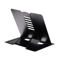 Подставка для книг СТАММ, металлическая, регулируемый угол наклона, чёрная Подставка для книг СТАММ, металлическая, регулируемый угол наклона, чёрная