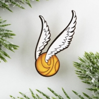 Значок в коробочке новогодний &laquo;Magic winter&raquo; на Новый год на Новый год, 4,2 х 2,5 см