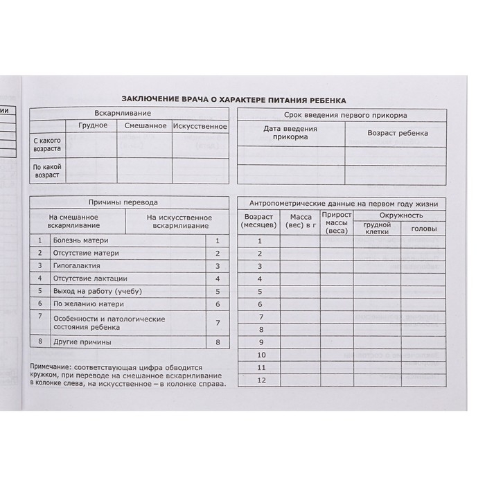 Медицинская карта ребёнка "Коллаж", форма №112/у, 40 листов