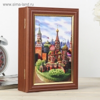 Ключница "Москва" орех 15х21см Ключница "Москва" орех 15х21см